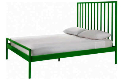 Habitat Lucia Green Metal UK Kingsize Bed Habitat Lucia Green Metal UK Kingsize Bed